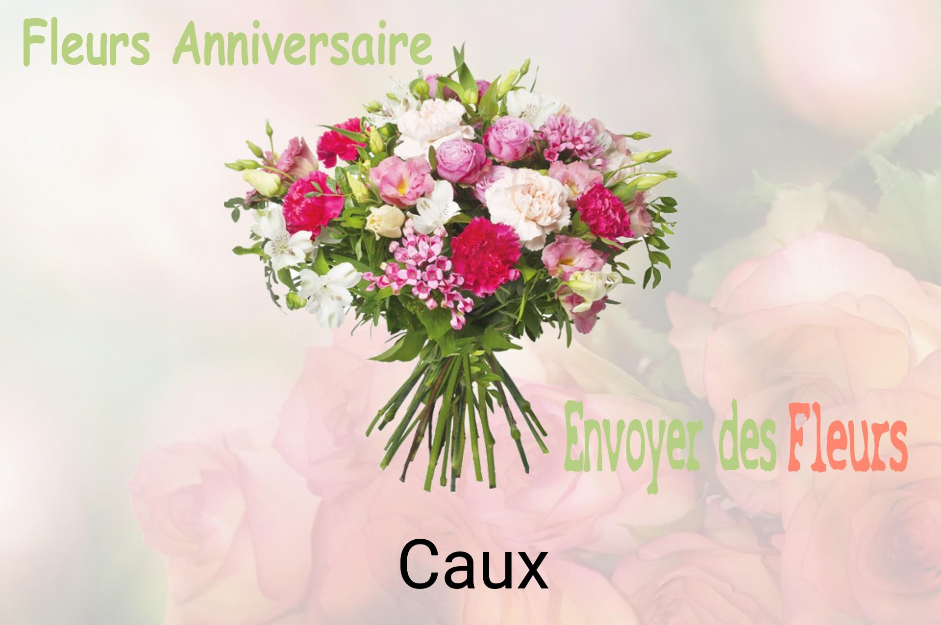 Bouquet de fleurs d’anniversaire livré à Caux
