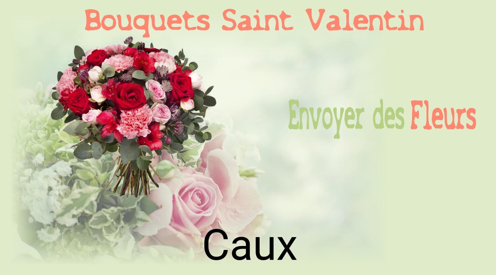 Roses de Saint-Valentin livrées à Caux